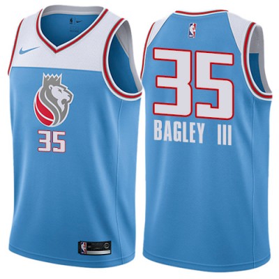 Nike Sacramento Kings #35 Marvin Bagley III Blue Youth NBA Swingman City Edition Jersey